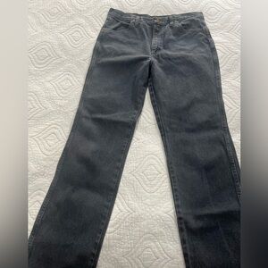 Wrangler Men's Dark Gray Straight Jeans